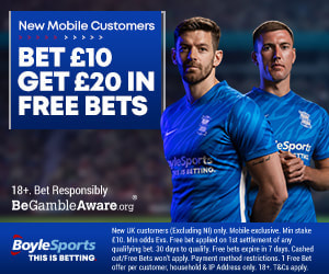 Boylesports Mobile Sign Up Offer