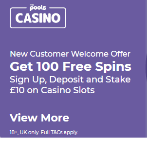 The Pools Casino UK Free Spins